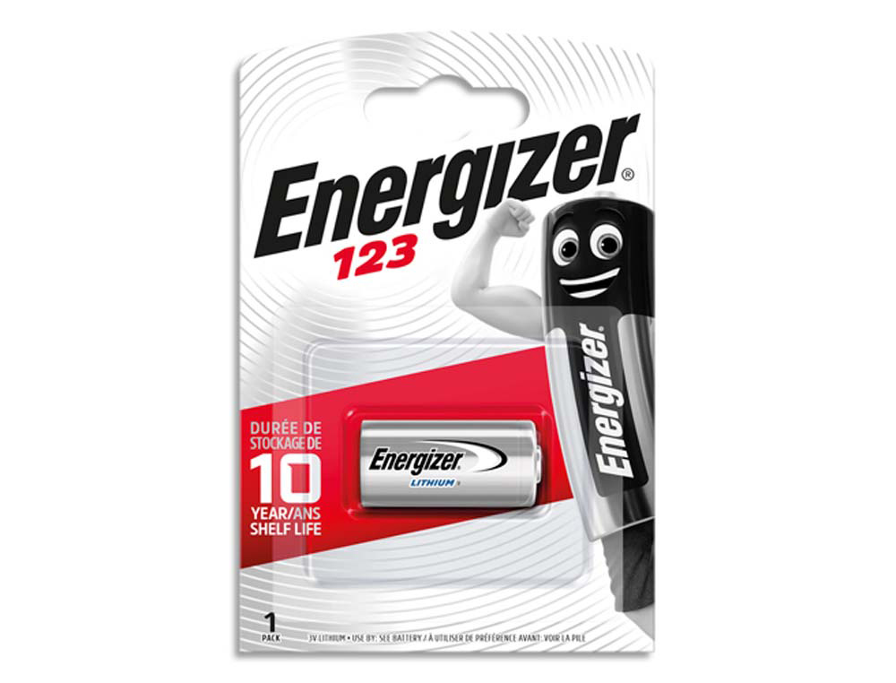 Pile energizer lithium photo i .c.e. cr17345 taille 123 blister 1 unité