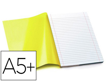 Protège-cahier riplast avec rabat bande adhésive a5+ 170x220mm paquet 20 unités