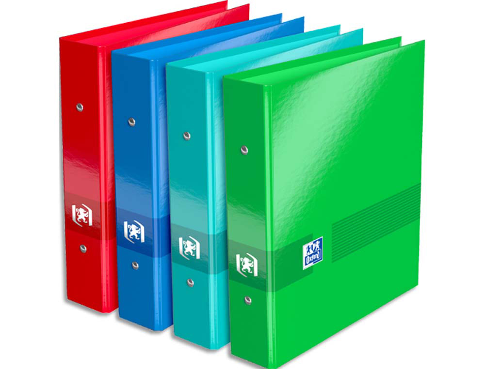 Classeur elba color life 2 anneaux carte pelliculée 100x220mm dos 35mm coloris assortis