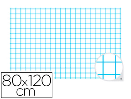 Tableau bouchut grandrémy quadrillage 5x5 effaçable à sec 80x120cm