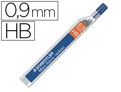 Mine graphite staedtler mars micro 0.9mm hb carbon papier standard dessin tous portemines étui 12 unités