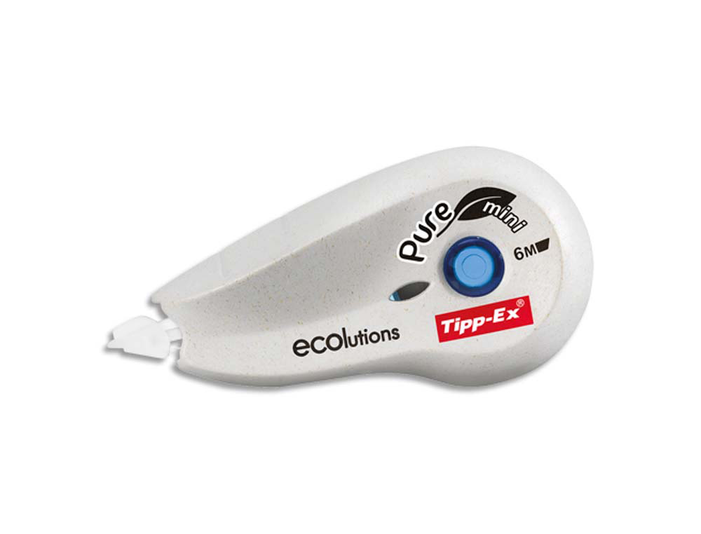 Correcteur tipp-ex pure mini écolutions recyclé dévidoir mini ruban 5mmx6m