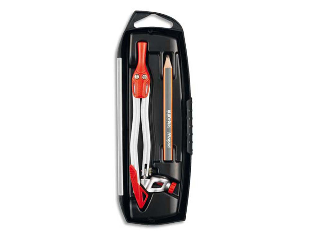 Compas maped origin crayon bague branches acier durabilité rigidité 3 ans garantie