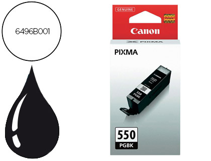 Cartouche d'encre original canon pgi-550 23 ml noir