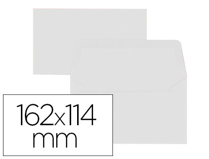 Enveloppe oxford c6 114x162mm 120g gommée coloris blanc étui 20 unités