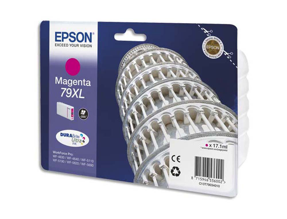 Cartouche d'encre original epson c13t79034010 2000 p magenta