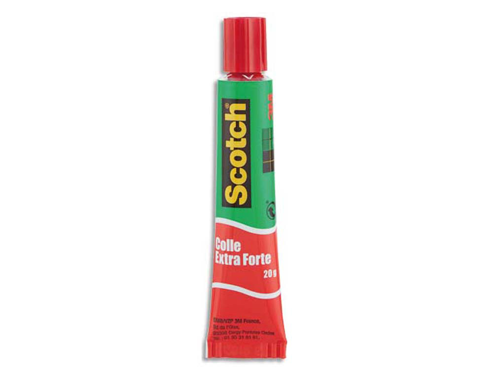 Colle scotch extra forte embout fin tube 20ml
