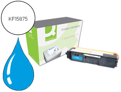 Toner laser compatible q-connect brother tn325c 3500 p cyan