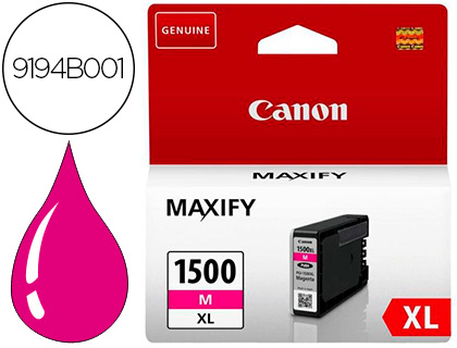 Cartouche d'encre original canon pgi-1500xl 780 p magenta