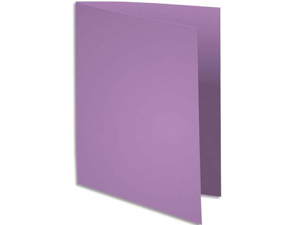 Chemise exacompta super carte 240x320mm 210g coloris lilas pack 100 unités