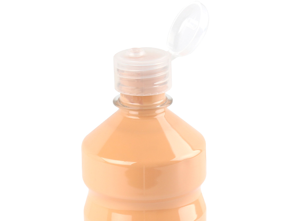 Gouache scolaire liderpapel liquide lavable fermeture sécurité brillante coloris chair flacon 500ml – Image 2