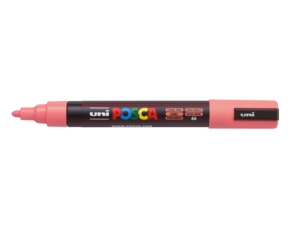 601970g-1.jpg Marqueur posca pointe conique moyenne coloris corail – Image 1