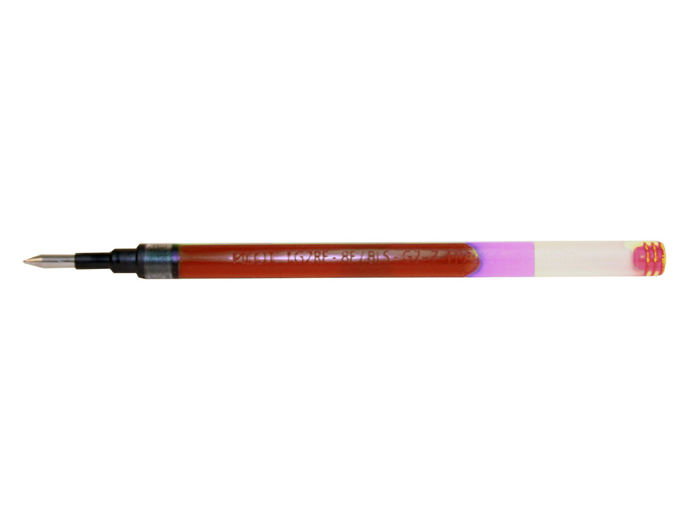 602268g-1.jpg Recharge stylo pilot bls-g2 pointe moyenne encre rouge – Image 1