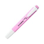 Surligneur stabilo swing cool pastel de poche avec agrafe   coloris mauve givre