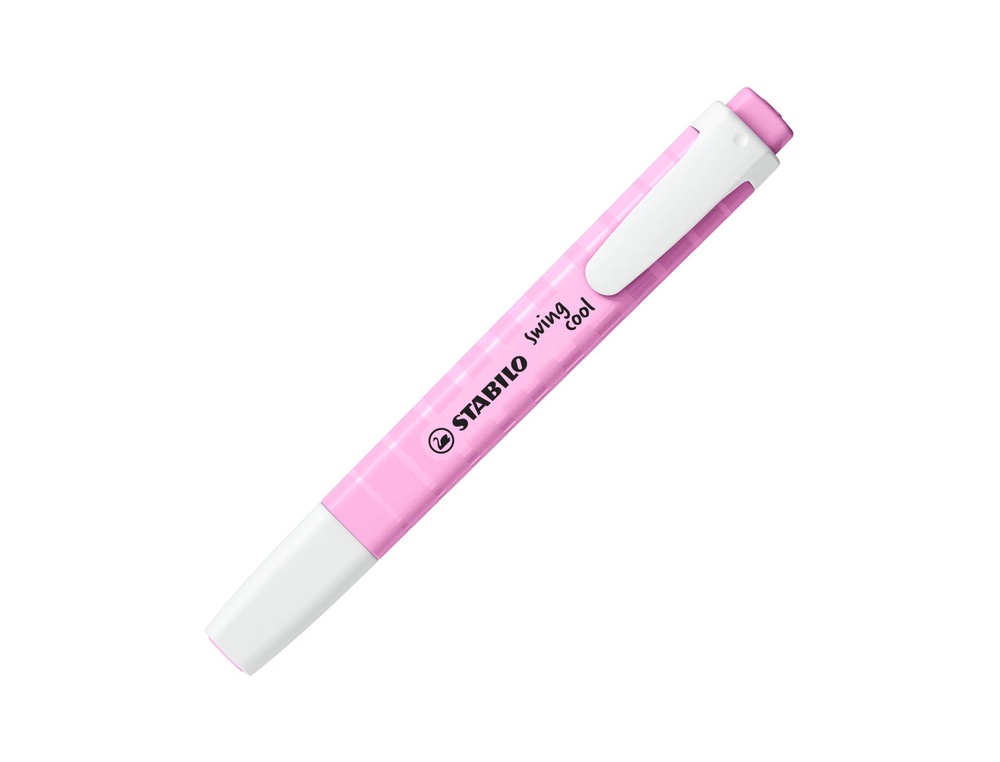 602337g-1.jpg Surligneur stabilo swing cool pastel de poche avec agrafe coloris mauve givre – Image 1