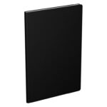 Agenda lecas classique 1 semaine/2 pages 21x27 cm 128p coloris noir