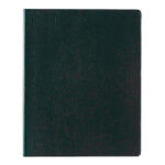 Agenda lecas classique 1 semaine/2 pages 10x15cm 128p  coloris noir