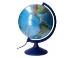 Globe terrestre antartik lumineux carte physique et    politique effaçable diametre  30 cm – Image 2