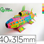 Bloc papier dessin liderpapel 240x315mm 180g/m2 10f 5       coloris neon + 5 coloris      intenses assortis