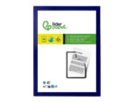 Cadre affichage liderpapel mural magnetique a4 dos       adhesif repositionnable       coloris bleu – Image 2