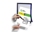 Cadre affichage liderpapel mural magnetique a4 dos       adhesif repositionnable       coloris bleu – Image 7