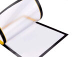 Cadre affichage liderpapel mural magnetique a4 dos       adhesif repositionnable       coloris jaune – Image 6