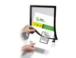 Cadre affichage liderpapel mural magnetique a4 dos       adhesif repositionnable       coloris noir – Image 7