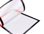 Cadre affichage liderpapel mural magnetique a4 dos       adhesif repositionnable       coloris rouge – Image 6