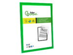 Cadre affichage liderpapel mural magnetique a4 dos       adhesif repositionnable       coloris vert – Image 4