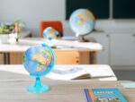 Globe terrestre liderpapel carte physique fr             diametre 15 cm – Image 3