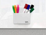 Pot a crayons liderpapel plastique magnetique          125x75x40 mm blanc – Image 4