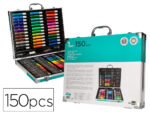 Set de pinture liderpapel alumium 150 pieces boite de   37,8x29,7x4,6 cm