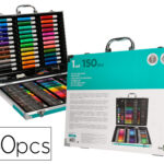 Set de pinture liderpapel alumium 150 pieces boite de   37,8x29,7x4,6 cm