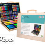 Set de pinture liderpapel bois 245 pieces boite de      49x36,6x4,5 cm