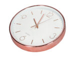 Horloge murale q-connect metallique mouvement          silencieux diametre 35,5 cm   coloris chrome – Image 5