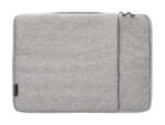 Housse pc 13.3" q-connect poignee 1 poche exterieure    fermeture eclair 350x250x25   mm coloris gris – Image 2