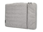 Housse pc 13.3" q-connect poignee 1 poche exterieure    fermeture eclair 350x250x25   mm coloris gris – Image 3