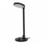 Lampe de bureau q-connect professionelle abs 80 leds 7  w avec commutateur coloris    mat cct 3000k-6500k 500lm