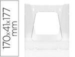 Porte-visuels q-connect mural plexiglas transparent format  a5 170x41x177 mm
