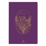 Agenda oberthur semainier 25 fsc astoria 1 semaine/2 pages 16x24 cm 128p coloris violet