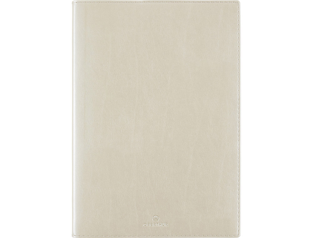 603750g-1.jpg Agenda oberthur semainier a5 feroe 13 mois 1 semaine/1 page+ 1 page notes 15x21 cm coloris or – Image 1
