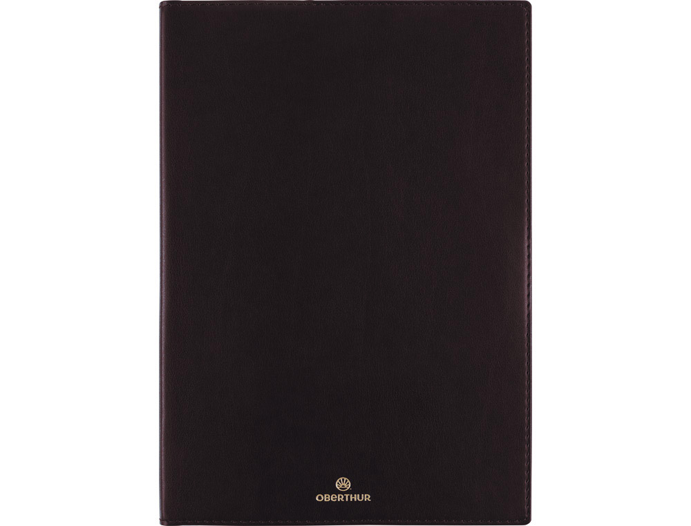 603751g-1.jpg Agenda oberthur semainier a5 feroe 13 mois 1 semaine/1 page+ 1 page notes 15x21 cm coloris bordeaux – Image 1