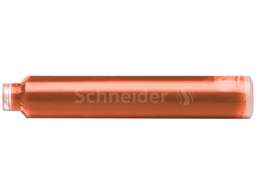 604027g-1.jpg Cartouche encre schneider coloris abricot pastel boite 6 unites – Image 1