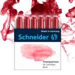 Cartouche encre schneider coloris blush pastel boite 6  unites