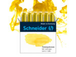 Cartouche encre schneider coloris lemon cake pastel     boite 6 unites