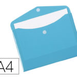 Presentoir pochette enveloppe viquel rainbow pastel a4 335x240mm pp 2/10e brillant fermeture rabat et scratch coloris as