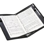 Chemise porte-partitions viquel concerto vocalyz pp 12/10e laniere maintien ouverture sangle main au dos coloris noir