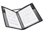Classeur porte-partitions viquel adagio vocalyz pp 12/10e 4 anneaux laniere maintien ouverture sangle main au dos noir