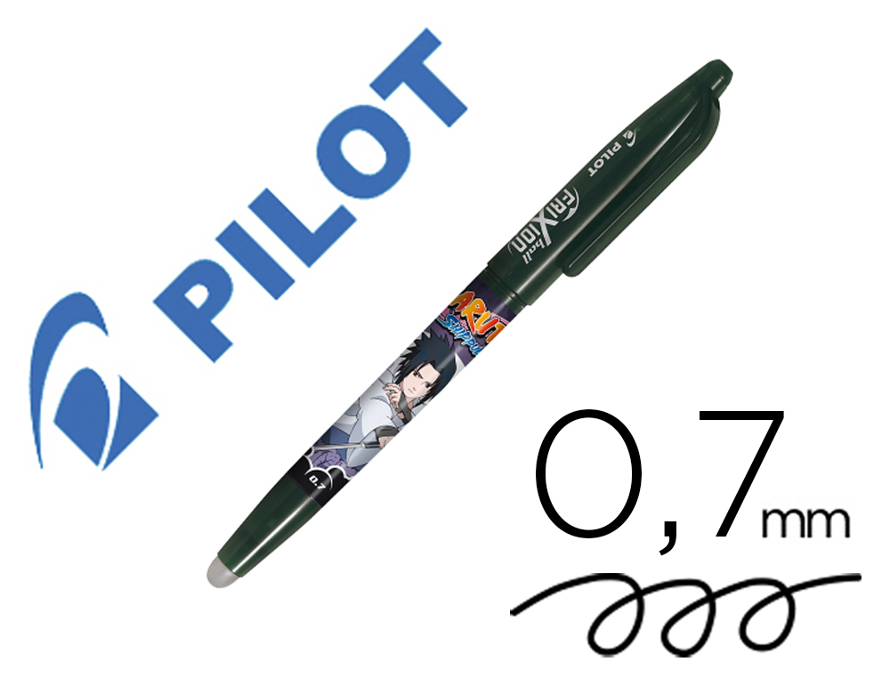 604911g-1.jpg Roller pilot frixion ball edition limitee naruto encre gel pointe moyenne coloris noir – Image 1