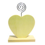 Porte photo graine creative coeur 90x35x130 mm